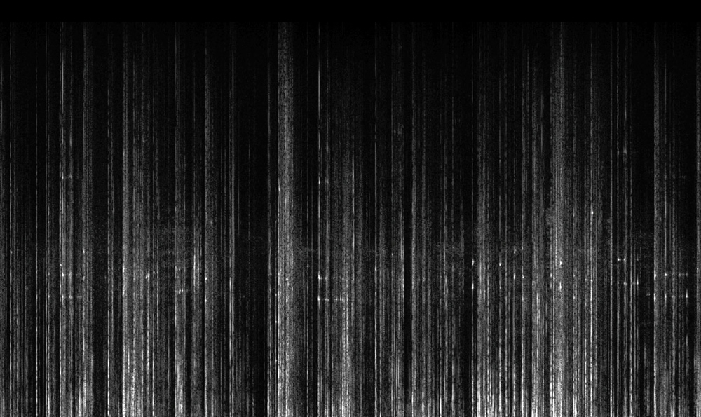 video still: sonogram, based on sound recordings made on site videostill_Sono_kl